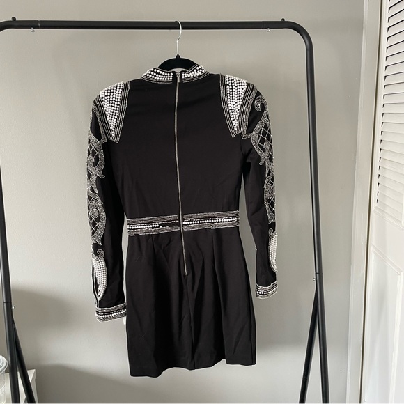 Christmas Party Mini Dress Long Sleeve - Picture 4 of 8